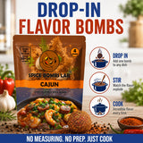Spice Bombs 4 Pack Cajun Seasoning by Spice Bombs Lab