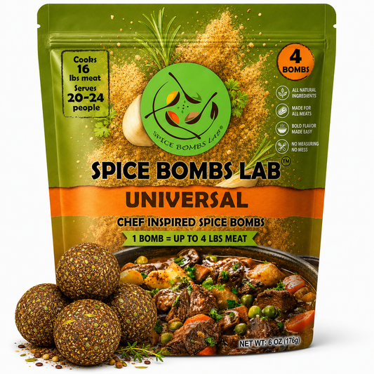 Spice Bombs 4 Pack Universal Seasoning by Spice Bombs Lab