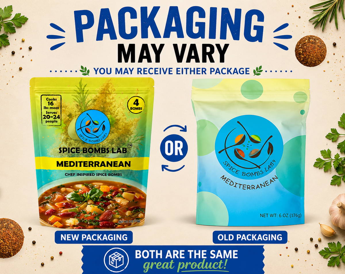 Spice Bombs 4 Pack Mediterranean  Seasoning by Spice Bombs Lab